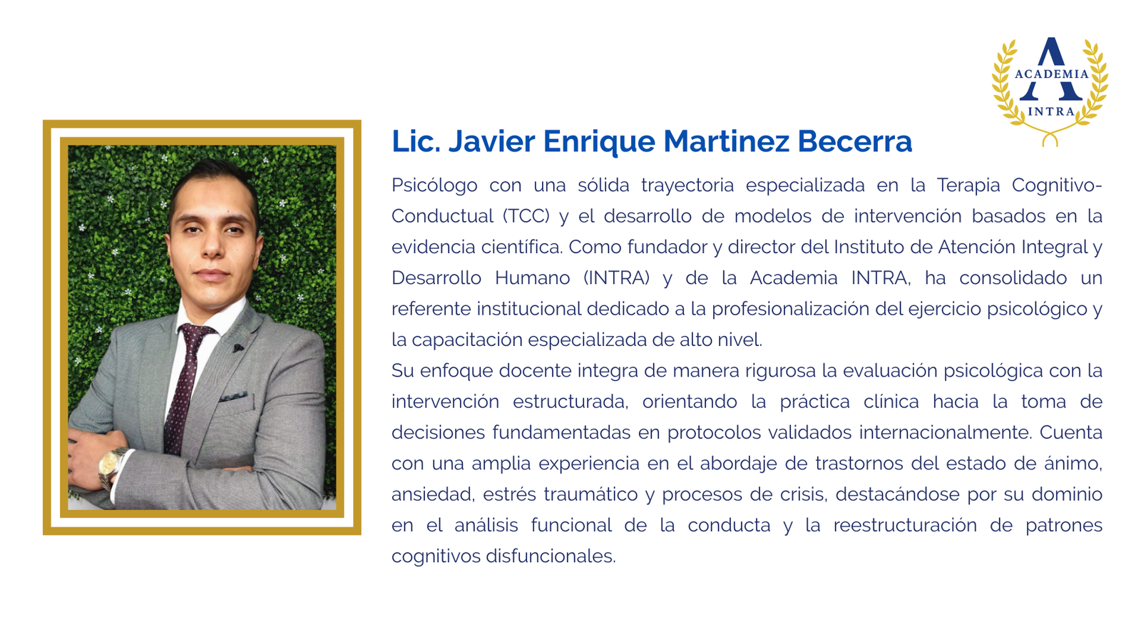 Lic. Javier Martínez